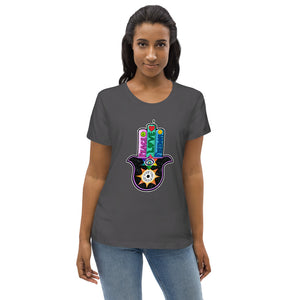 Hamasa Hand Female Fitted Eco Tee