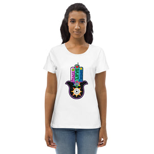 Hamasa Hand Female Fitted Eco Tee